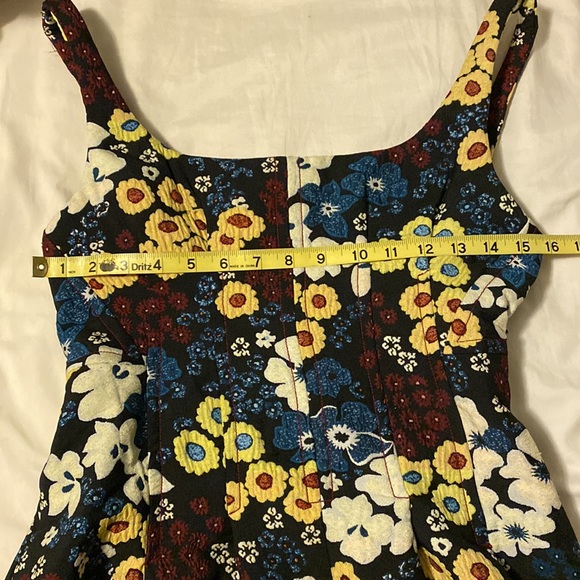 Anthropologie Floral Midi - Picture 6 of 9